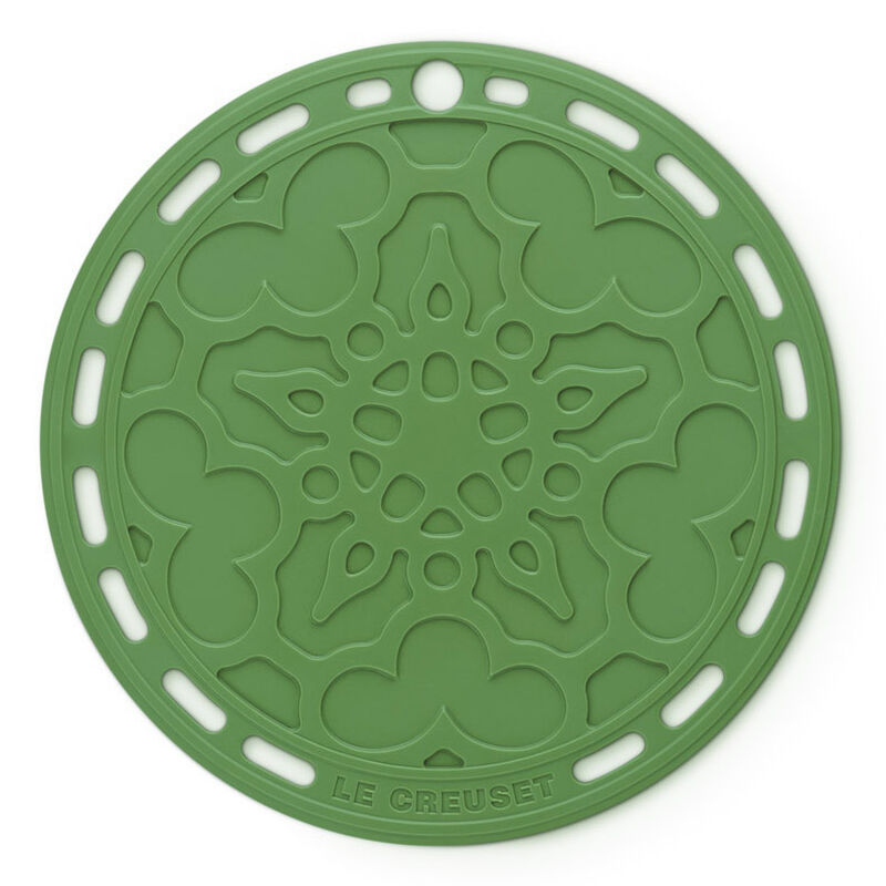 Le Creuset Heritage French Silicone Trivet 20cm - Bamboo Green image number 0